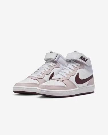 NIKE SNEAKER COURT BOROUGH MID 2 CD7782 118 WEISS MARRóN