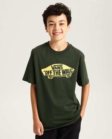 VANS OFF THE WALL CAMISETA VANS KIDS STYLE 76 VN000IVEEMU VERDE