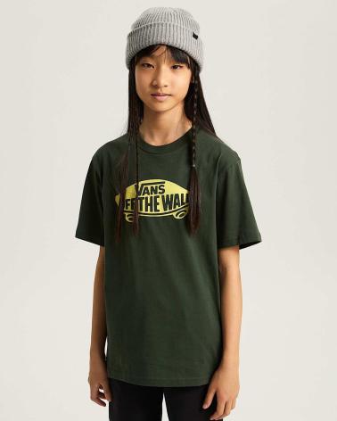 VANS OFF THE WALL CAMISETA VANS KIDS STYLE 76 VN000IVEEMU VERDE