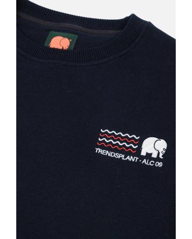 SWEAT-SHIRT TRENDSPLANT 029010MESN BLEU MARINE AZUL MARINO