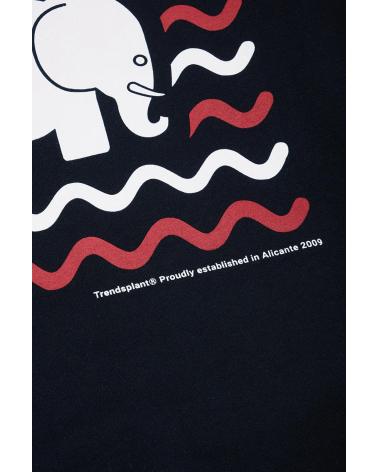 TRENDSPLANT HOODIE 029010MEHN NAVY BLUE AZUL MARINO