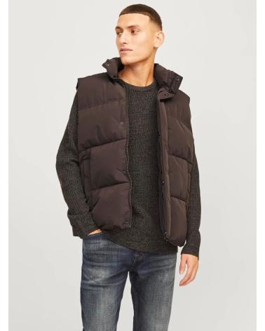 JACK AND JONES CHALECO HOMBRE ACOLCHADO JACK JONES 12256981 GRIS