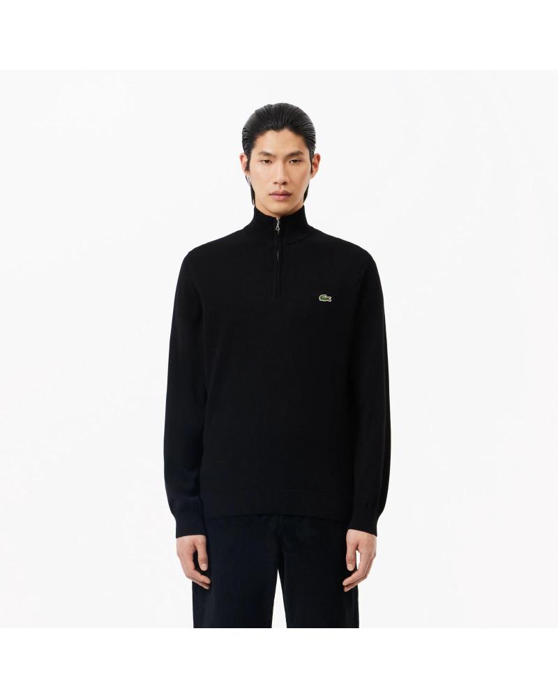 LACOSTE JERSEY HOMBRE CREMALLERA AH1980 BLACK