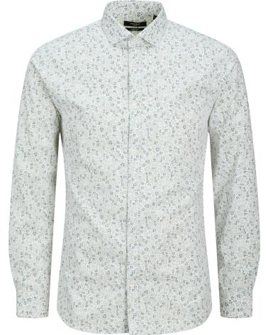 JACK AND JONES CAMISA SLIM FIT 12274381 VERDE ESTAMPADA VERDE