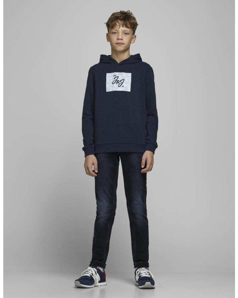 CALÇAS DE GANGA SKINNY JACK & JONES KIDS 12168515 PRETO BLACK