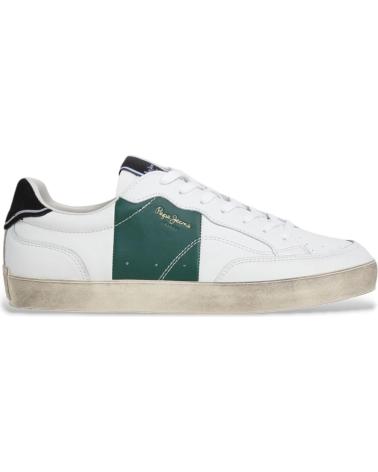 PEPE JEANS PMS300007 TÊNIS CASUAIS BRANCOS BLANCO