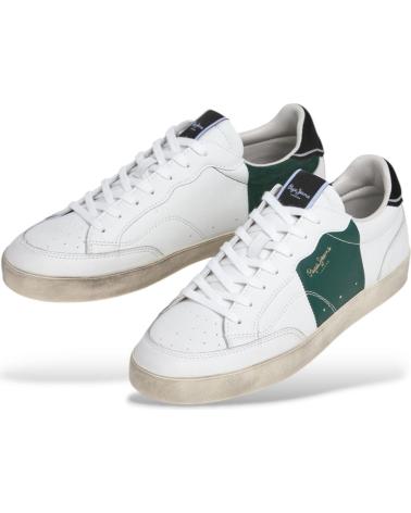 PEPE JEANS PMS300007 TÊNIS CASUAIS BRANCOS BLANCO