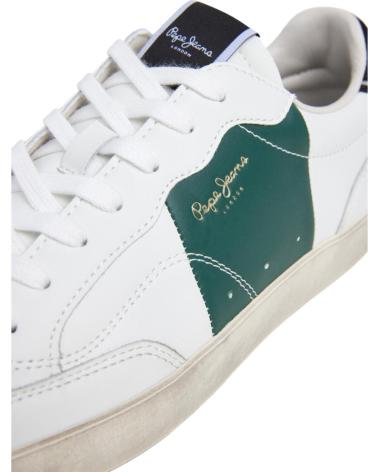PEPE JEANS PMS300007 TÊNIS CASUAIS BRANCOS BLANCO