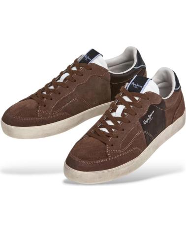 TÉNIS PEPE JEANS PMS300005 CASTANHO MARRóN