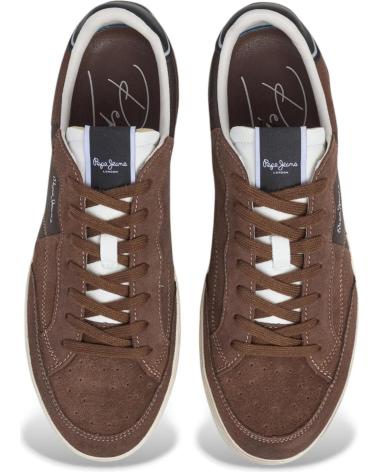 TÉNIS PEPE JEANS PMS300005 CASTANHO MARRóN
