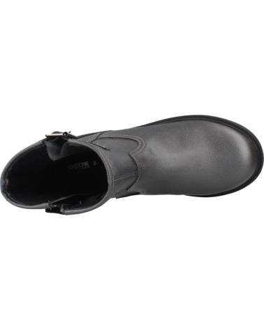 STIVALI GEOX J ECLAIR GIRL B C1357 GRIGIO CON CERNIERA E FIBBIA C1357
