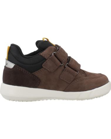 GEOX B HYROO BOY WPF C0517 BRAUNE SNEAKER MIT KLETTVERSCHLUSS C0517
