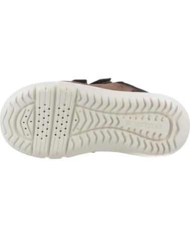 GEOX B HYROO BOY WPF C0517 BRAUNE SNEAKER MIT KLETTVERSCHLUSS C0517