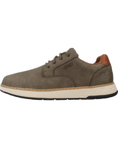 SKECHERS GARLAN-PRYOR SCARPE CASUAL VERDE OLIVA VERDE