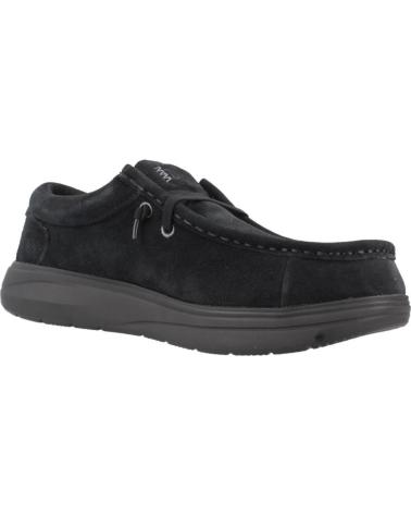 TÉNIS CASUAIS HEY DUDE WALLY X SUEDE PRETO BLACK