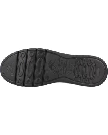 FLUCHOS BASKETS F1666 CASUAL EN CUIR BORDEAUX BRDEOS
