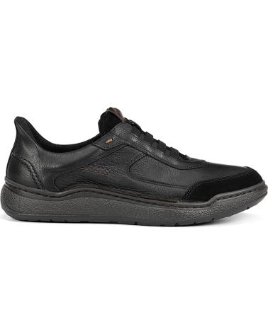 FLUCHOS F2253 ROCKY PRETO - CALÇADO CONFORTO EM COURO NEGRO