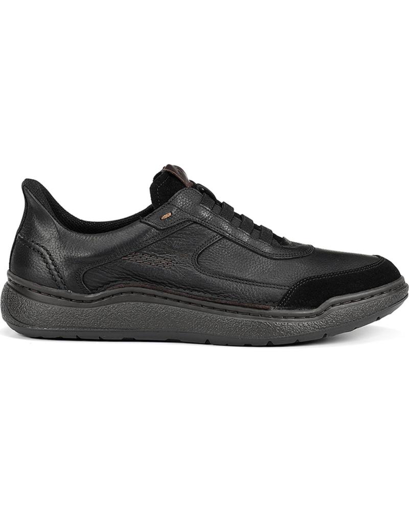 FLUCHOS F2253 ROCKY NERO - SCARPA COMFORT IN PELLE NEGRO