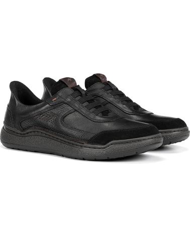 FLUCHOS F2253 ROCKY NERO - SCARPA COMFORT IN PELLE NEGRO