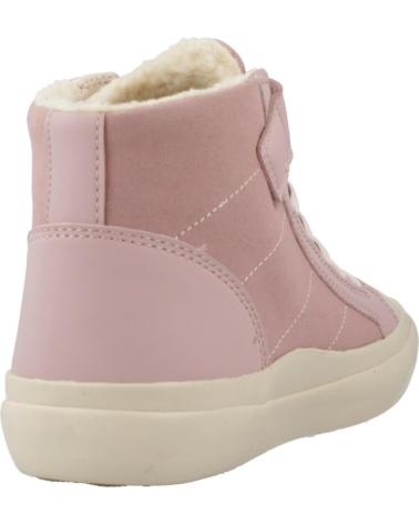 TÊNIS CANO ALTO GEOX J GISLI GIRL C8014 ROSA C8014