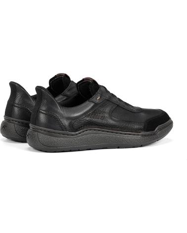 FLUCHOS F2253 ROCKY NERO - SCARPA COMFORT IN PELLE NEGRO