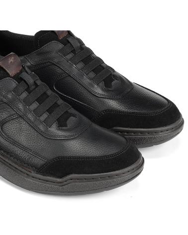 FLUCHOS F2253 ROCKY NERO - SCARPA COMFORT IN PELLE NEGRO