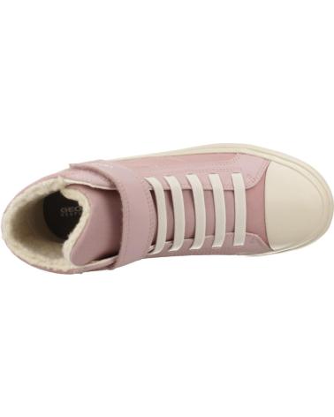 TÊNIS CANO ALTO GEOX J GISLI GIRL C8014 ROSA C8014