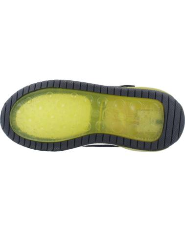GEOX SNEAKER J INEK BOY C0749 BLAU MIT LICHTERN C0749
