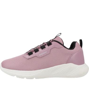 SAPATILHAS CASUAIS GEOX J SPRINTYE GIRL ROSA C8106 C8106