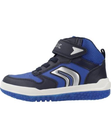 GEOX BUZZERLIGHT BOY C4226 - HOHE KLETTVERSCHLUSS-SNEAKER BLAU C4226