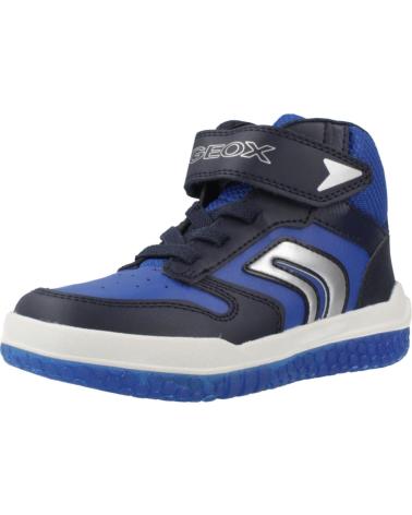 GEOX BUZZERLIGHT BOY C4226 - HOHE KLETTVERSCHLUSS-SNEAKER BLAU C4226