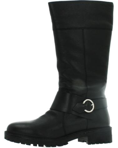 BOTTES HAUTES GEOX D HOARA NOIRES AVEC BOUCLE DÉCORATIVE C9999 C9999