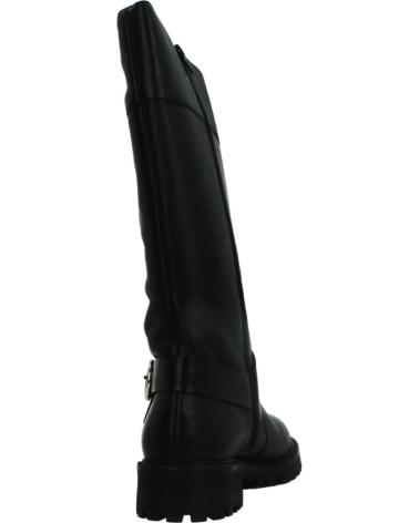 BOTTES HAUTES GEOX D HOARA NOIRES AVEC BOUCLE DÉCORATIVE C9999 C9999