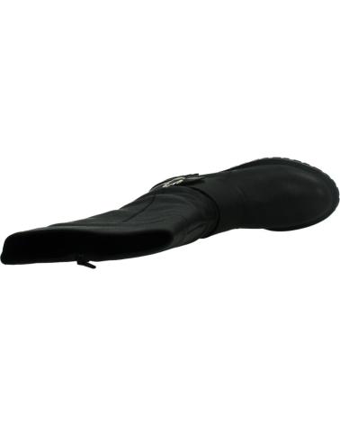 BOTTES HAUTES GEOX D HOARA NOIRES AVEC BOUCLE DÉCORATIVE C9999 C9999