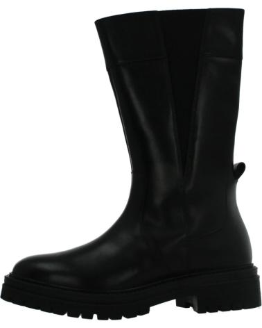GEOX D IRIDEA STIEFEL SCHWARZ MIT DICKER SOHLE UND MITTLEREM SCHAFT C9999 C9999