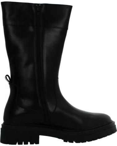 GEOX D IRIDEA STIEFEL SCHWARZ MIT DICKER SOHLE UND MITTLEREM SCHAFT C9999 C9999