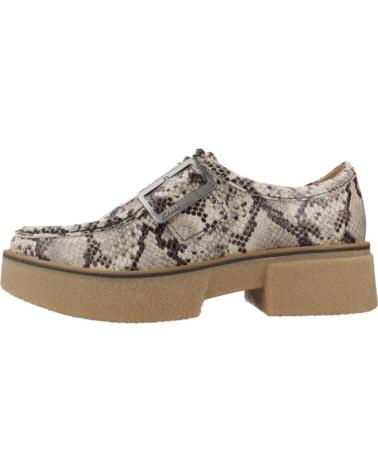 MOCASSINS CLARKS LINO MONK ESTAMPA ANIMAL GREYSNAKE GREYSNAKE