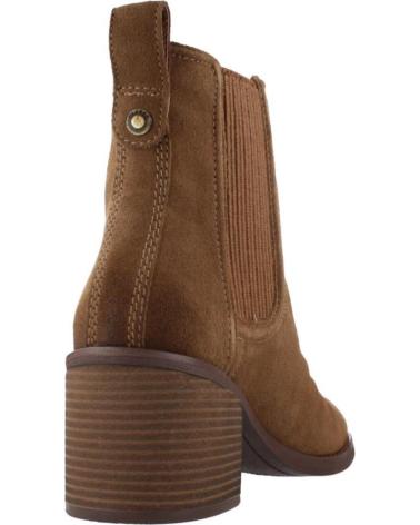 CLARKS CHAMBERLY TOP - BOTINS CHELSEA DE CAMURÇA CASTANHO NOGUEIRA WALNUT