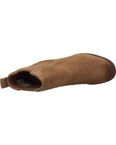 CLARKS CHAMBERLY TOP - BOTINS CHELSEA DE CAMURÇA CASTANHO NOGUEIRA WALNUT