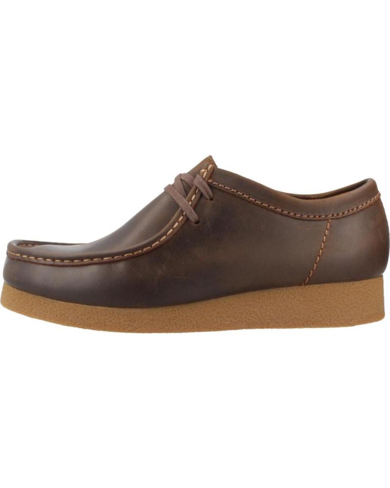 CLARKS WALLABEE EVO LOAFER AUS BRAUNEM BEESWAX-LEDER BEESWAX