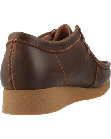 CLARKS WALLABEE EVO LOAFER AUS BRAUNEM BEESWAX-LEDER BEESWAX