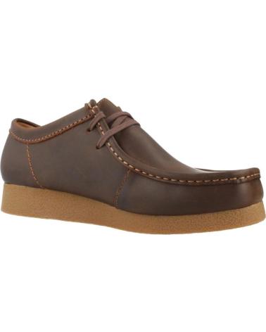 CLARKS WALLABEE EVO LOAFER AUS BRAUNEM BEESWAX-LEDER BEESWAX