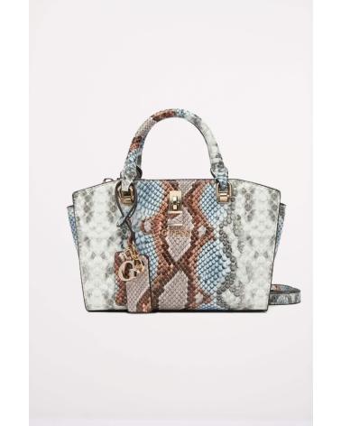 GUESS MINI SATCHEL TASCHE HWKG96 55760 MIT ANIMAL-PRINT MBM