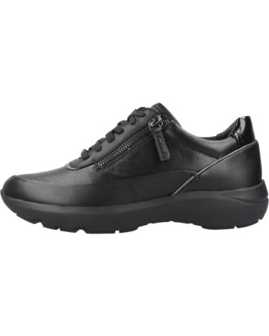 CLARKS TIVOLI ZIP CASUAL SHOES - BLACK BLACK