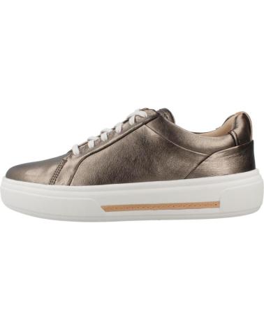 CLARKS HOLLYHOCK WALK TÊNIS CASUAIS - CINZA METÁLICO METALLIC