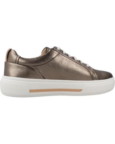 CLARKS HOLLYHOCK WALK TÊNIS CASUAIS - CINZA METÁLICO METALLIC