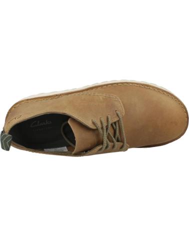 ZAPATOS DE CORDONES CLARKS SOLSBURY LACE MARRÓN DRKSAND DRKSAND