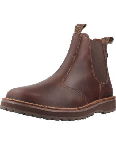 CLARKS SOLSBURY EASY ANKLE BOOTS DARK BROWN DRKBRWN DRKBRWN
