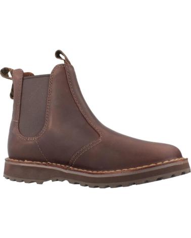 CLARKS SOLSBURY EASY ANKLE BOOTS DARK BROWN DRKBRWN DRKBRWN