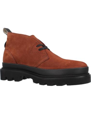 CLARKS BADELL DB ANKLE BOOTS CHESTNUT BROWN CHESTNUT